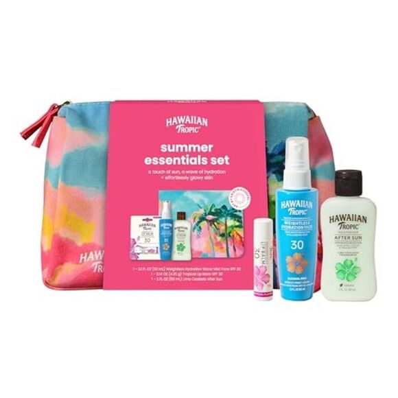 Hawaiian Tropic Summer Essentials Set Design by Kristin Konefal Bag Sunscreen - Picture 1 of 9